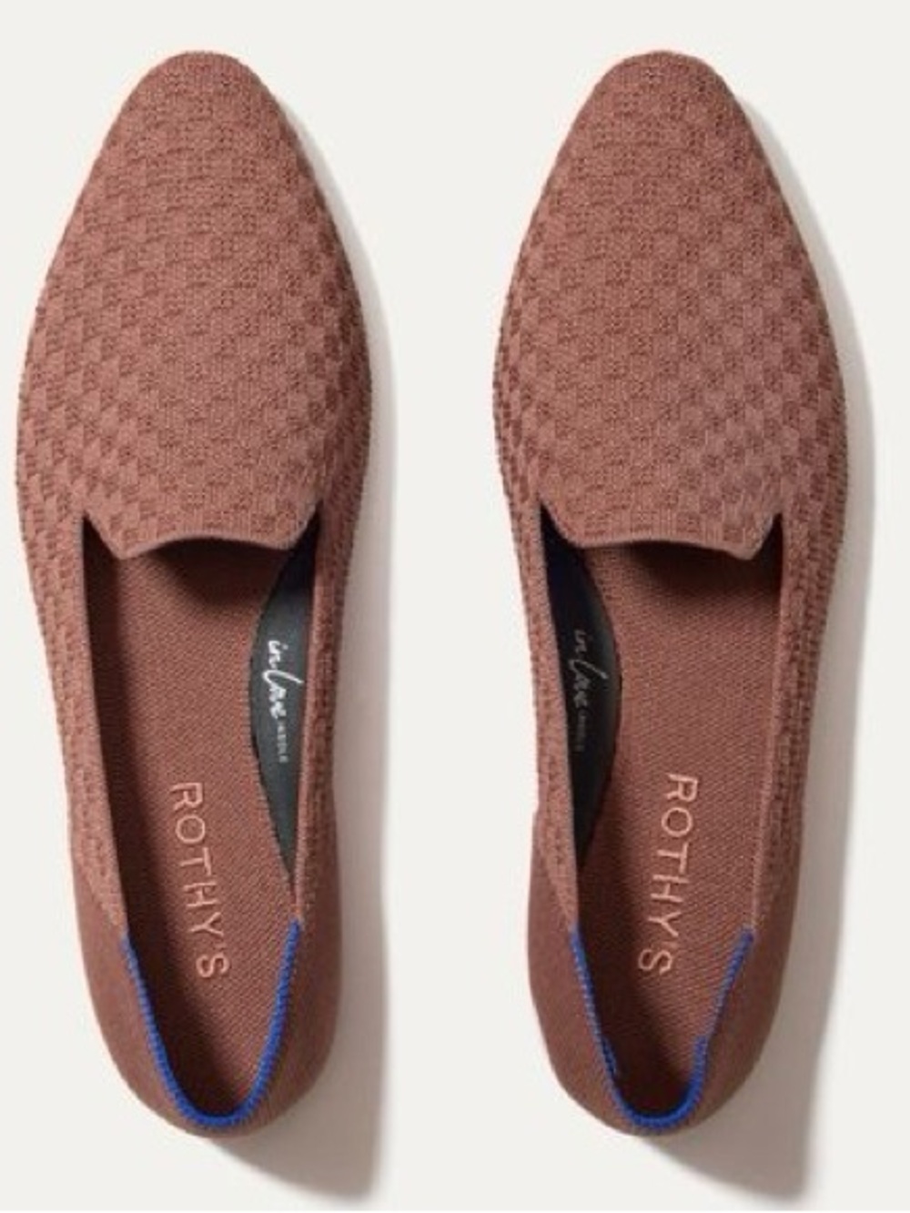 Rothy’s || almond toe loafer in hazel basketweave